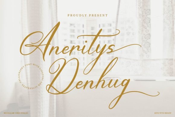 Aneritys Denhug Font Review: A Script for Organic Branding