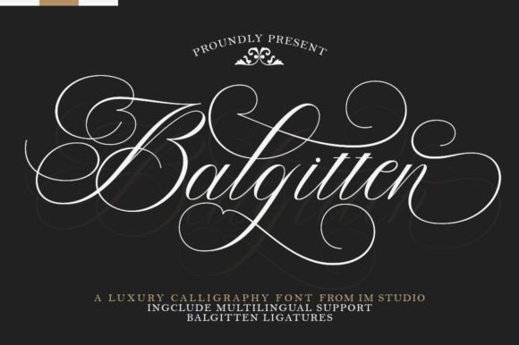 Balgitten Font: Elevating Digital Brand Identity