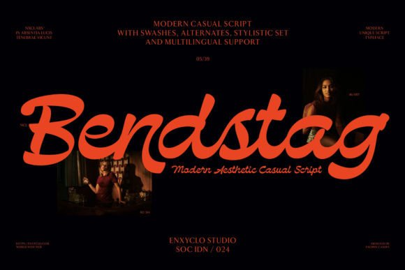 Bendstag Font: Elevate Digital Campaigns with Modern Script