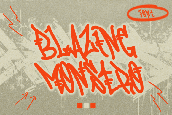 Blazing Monstro Font: Real-World Branding Test
