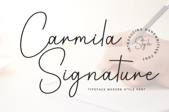 Carmila Signature Font: A Web Designer’s Layout Review