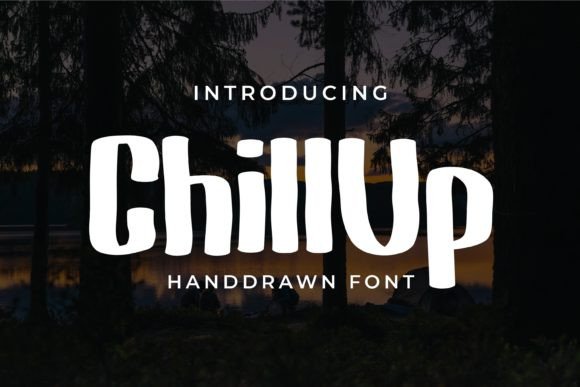 Chill Up Font: Playful Display Typography for Web Design