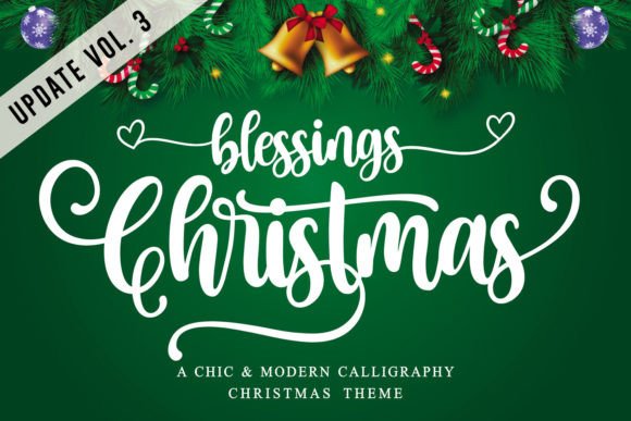 Christmas Blessings Font: Elevating Holiday Campaign Visuals