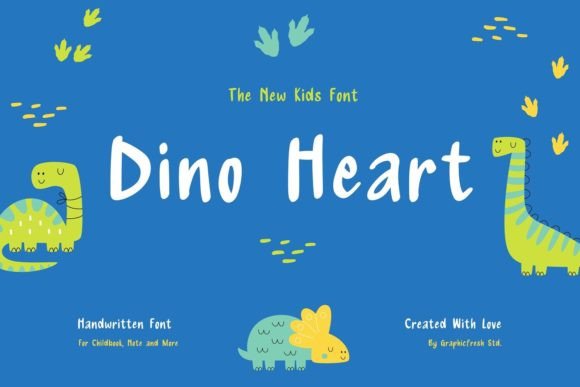 Dino Heart Font: Adding Warmth to Brand Identity Design