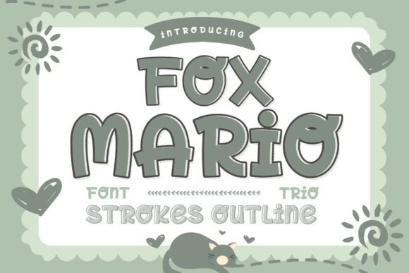 Fox Mario Font: A Playful Display Typeface for Web Design