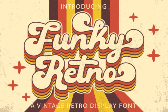 Funky Retro Font: Vintage Style for Modern Web Design