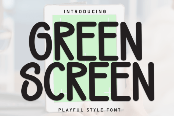 Green Screen Font: Clean Sans-Serif for Digital UI