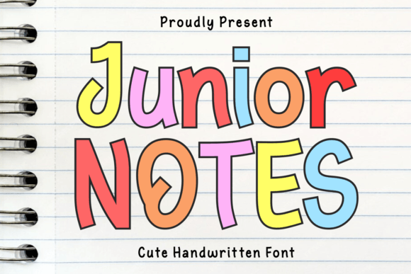 Junior Notes Font: A Designer’s Take on Handwritten Branding