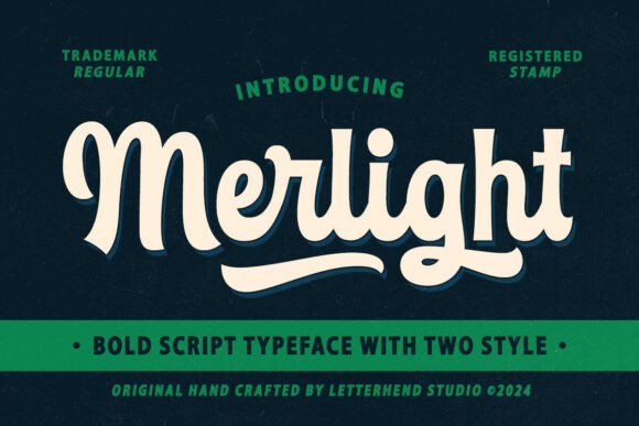 Merlight Font Review: Bold Script for Web Design
