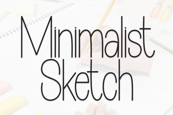 Minimalist Sketch Font for Web Design