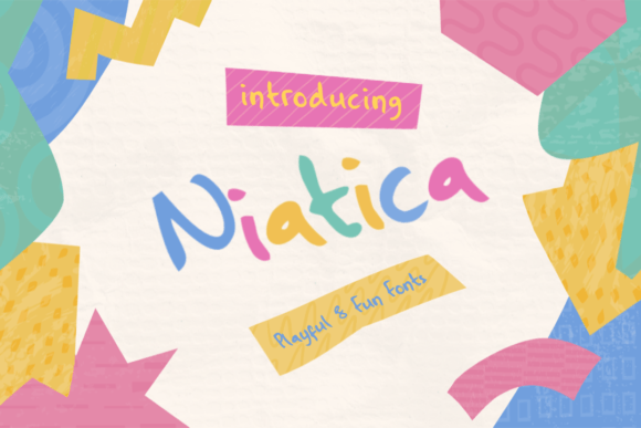 Niatica Font: Playful Handwritten Style for Crafters