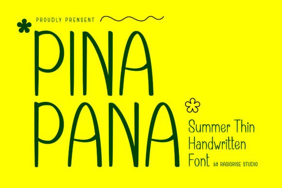 Pinapana Font: Elevating Editorial Design with Handwritten Warmth