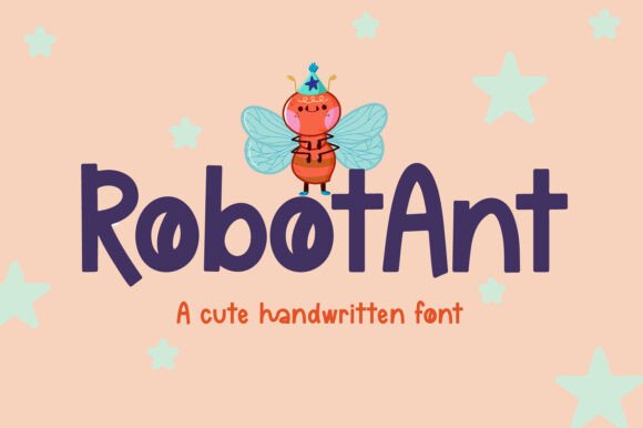 Robot Ant Font: A Handwritten Typeface for Editorial Design