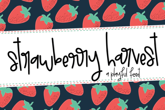 Strawberry Harvest Font: Sweet Branding for Small Business