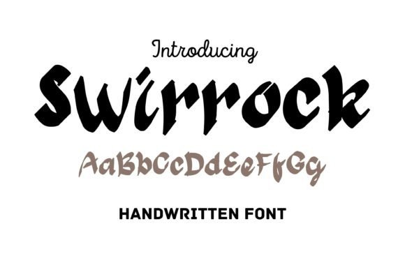 Swirrock Font Review: Bold Script for Web Design