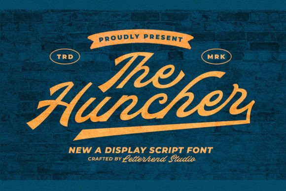 The Huncher Font: Elevating Handmade Labels & Logos