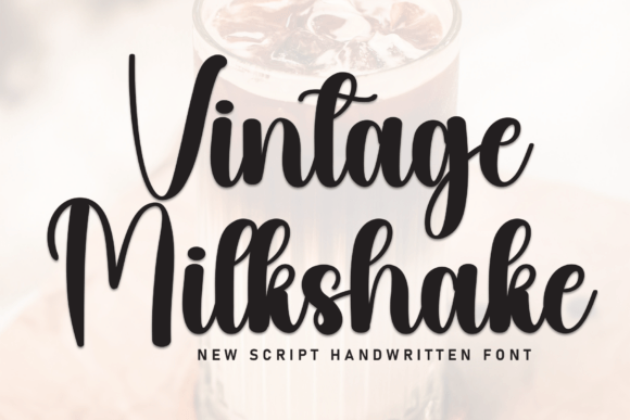 Vintage Milkshake Font Review for Web Design