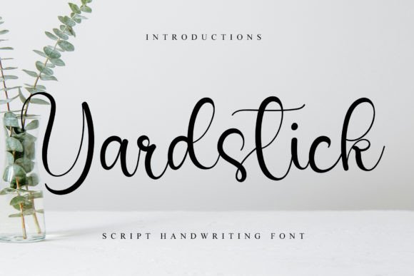 Yardstick Font: A Modern Calligraphic Typeface for Branding